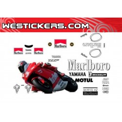 Kit Adesivi Moto Yamaha Marlboro 2001