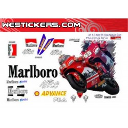 Kit Adesivi Ducati MotoGP Marlboro Team 2004