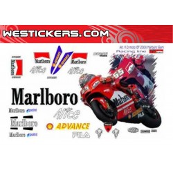 Набор Наклеек Ducati MotoGP Marlboro Team 2004