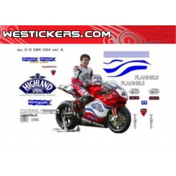 Sticker Kit Ducati Haga Renegad ver.A 2004