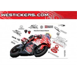 Stickers Kit Ducati team D'Antin