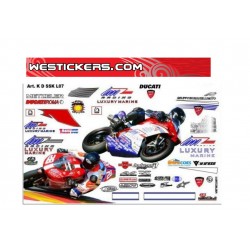 Kit Adesivo Moto Ducati superstock Luxory 2007