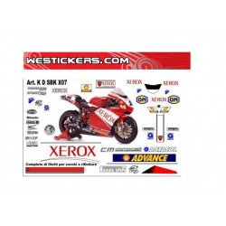 Набор Наклеек Ducati superbike Xerox 2007