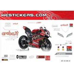 Adhesivos Moto Ducati SBK 2020 Aruba