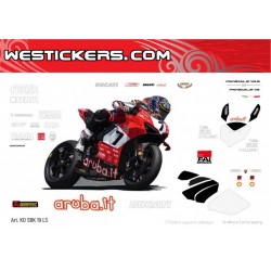 Motorbike Stickers Kit Replica Aruba Ducati Superbike 2019 Laguna Seca
