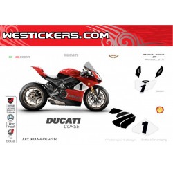 Kit Adesivo Moto Replica Originali Ducati Panigale V4 25° Anniversario 916