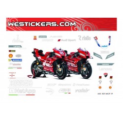 Motorbike Stickers Kit  Ducati  MotoGP 2019