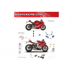 Motorbike Stickers Kit  Ducati  Panigale V4 "MotoGP 2018 Tribute"
