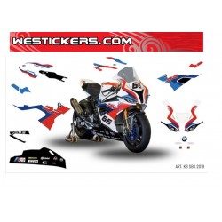 Motorbike Stickers Kit  Replica BMW SBK 2019