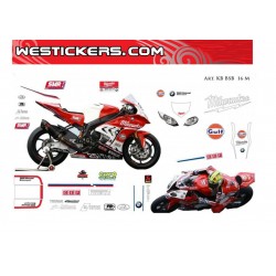 Motorbike Stickers Kit  Replica BMW BSB 2016