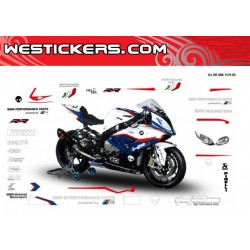 Motorbike Stickers Kit  BMW Superbike 2015 Plus