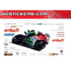 Adhesivos Moto Ducati SBK Aruba Laguna  2017