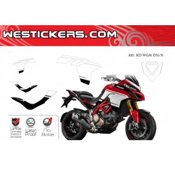 Adhesivos Moto Ducati Multistrada WGM D16 N