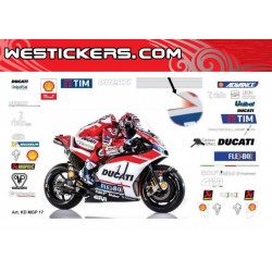 Kit Adesivo Moto Ducati MotoGP 2017