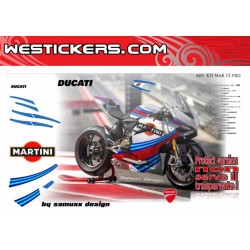 Motorbike Stickers Kit Ducati Panigale Martini Tribute 2015 Pro