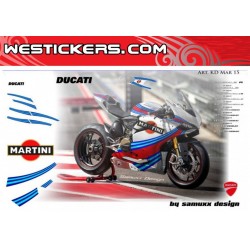 Adhesivos Moto Ducati  Panigale Martini Tribute 2015