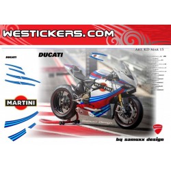 Motorbike Stickers Kit Ducati Panigale Martini Tribute 2015