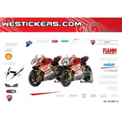 Motorbike Stickers Kit Ducati  SBK 2014