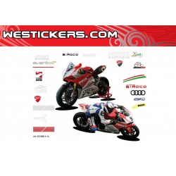 Motorbike Stickers Kit Ducati Luxembourg-Bastogne 2014