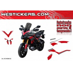 Kit Adesivo Moto Ducati Multistrada  wgm D2