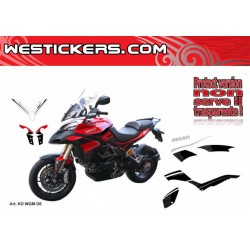 Kit Adesivo Moto Ducati Multistrada  wgm D8