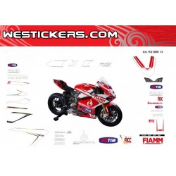 Motorbike Stickers Kit Ducati  SBK Alstare 2013 ( Exclusively for 1199 Panigale)