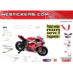 Motorbike Stickers Kit Ducati  SBK Alstare 2013 Protect (Protect Exclusively for 1199...