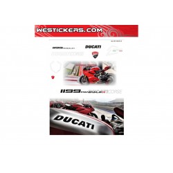 Motorbike Stickers Kit Original Ducati 1199 Panigale