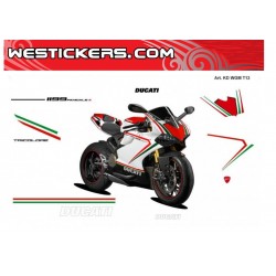 Adhesivos Moto Ducati 1199 Panigale Tricolore 2013