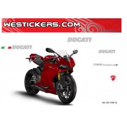 Набор Наклеек Ducati 1098 R Troy Bayliss 09