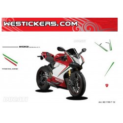 Motorbike Stickers Kit Ducati 1199 Panigale  Tricolore 2012