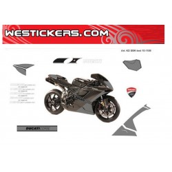 Adhesivos Moto Ducati SBK Test 2012  1098 1198 848