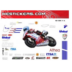 Motorbike Stickers Kit Ducati SBK 2011 Althea