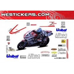 Adhesivos Moto Ducati Superbike Althea 2010