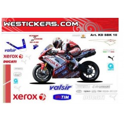 Adhesivos Moto Ducati Superbike Xerox 2010