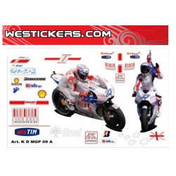 Adhesivos Moto Ducati MotoGP 2009 Australia