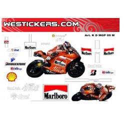 Kit Adesivo Moto Ducati MotoGP 2009 Marlboro