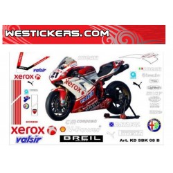 Набор Наклеек Ducati Superbike Xerox 2008 B