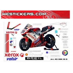 Sticker Kit   Ducati Superbike Xerox 2008 B