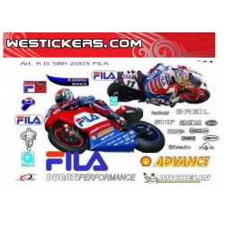 Kit Adhesivo Moto Ducati Sbk Fila 2003