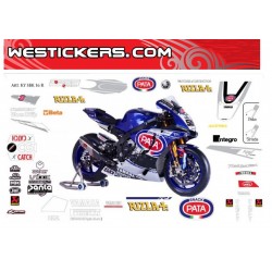 Motorbike Stickers Yamaha SBK Pata  Rizla Team  R1 2015-12016