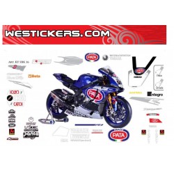 Adhesivos Moto Yamaha SBK Pata Team  por R1 2015-2016