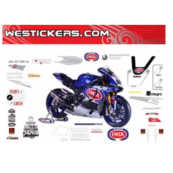 Kit Adesivo Moto Yamaha SBK Pata Team  per R1 2015-2016