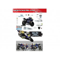Adhesivos Moto Yamaha MotoGP 2013