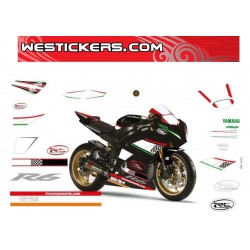 Motorbike Stickers Yamaha  R6 IRC (2006-2012)