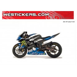 Adhesivos Moto Yamaha R6 2011 SBK  Ama