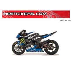 Kit Adesivo Moto  Yamaha R6 2011 SBK  Ama