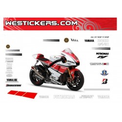 Adhesivos Moto Yamaha MotoGp 2011 WGP