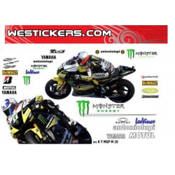 Adhesivos Moto Replica Yamaha MotoGP 2010 Monster Team