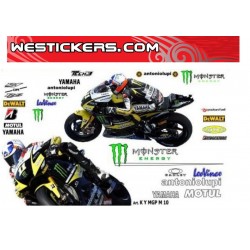 Motorbike Stickers Replica Yamaha MotoGP 2010 Monster Team